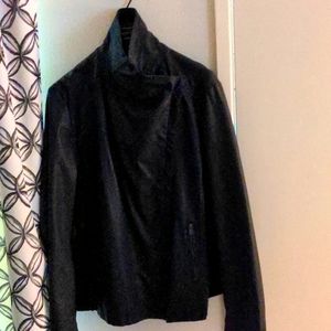 Plus Size Leather Jacket